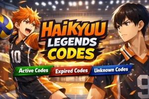 Haikyuu Legends Codes